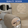 Coach Cover - Funda Protectora Sofá para Mascotas. Reversible color Marron Chocolate y Beige
